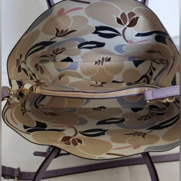 Kate Spade Eva Breezy Lilac Lavender Satchel - Picture 7 of 9